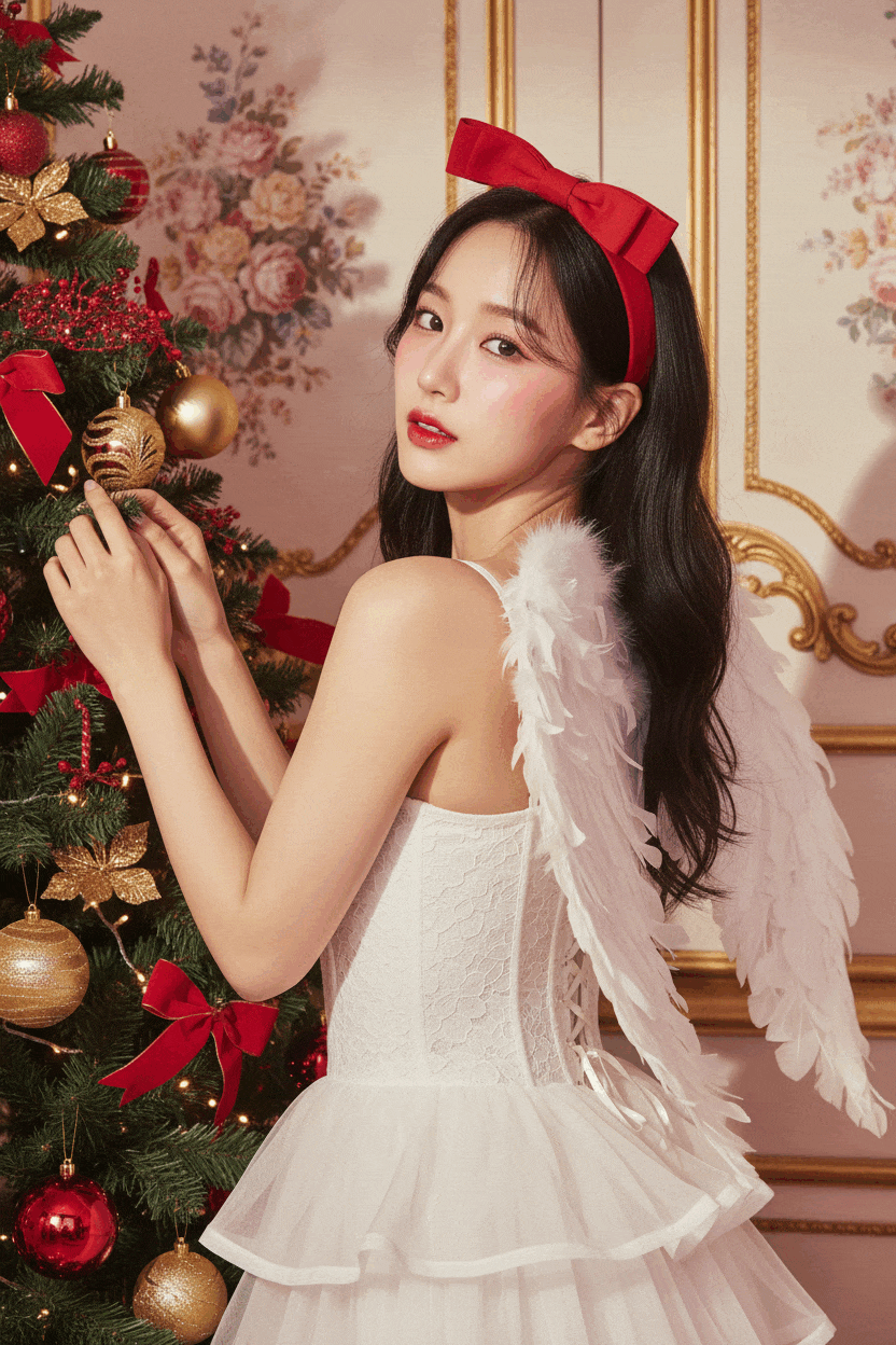 PhotoDirectorクリスマスAI加工参考画像