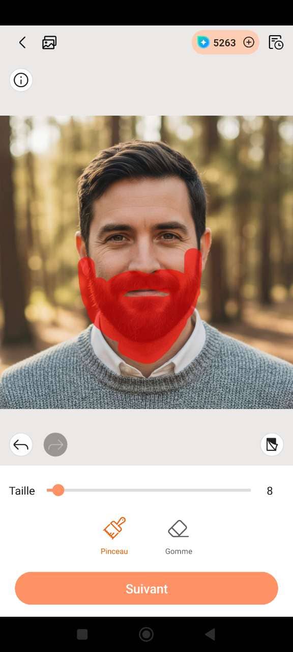 À quoi ressemblerais-je sans barbe? Essayer un filtre sans barbe