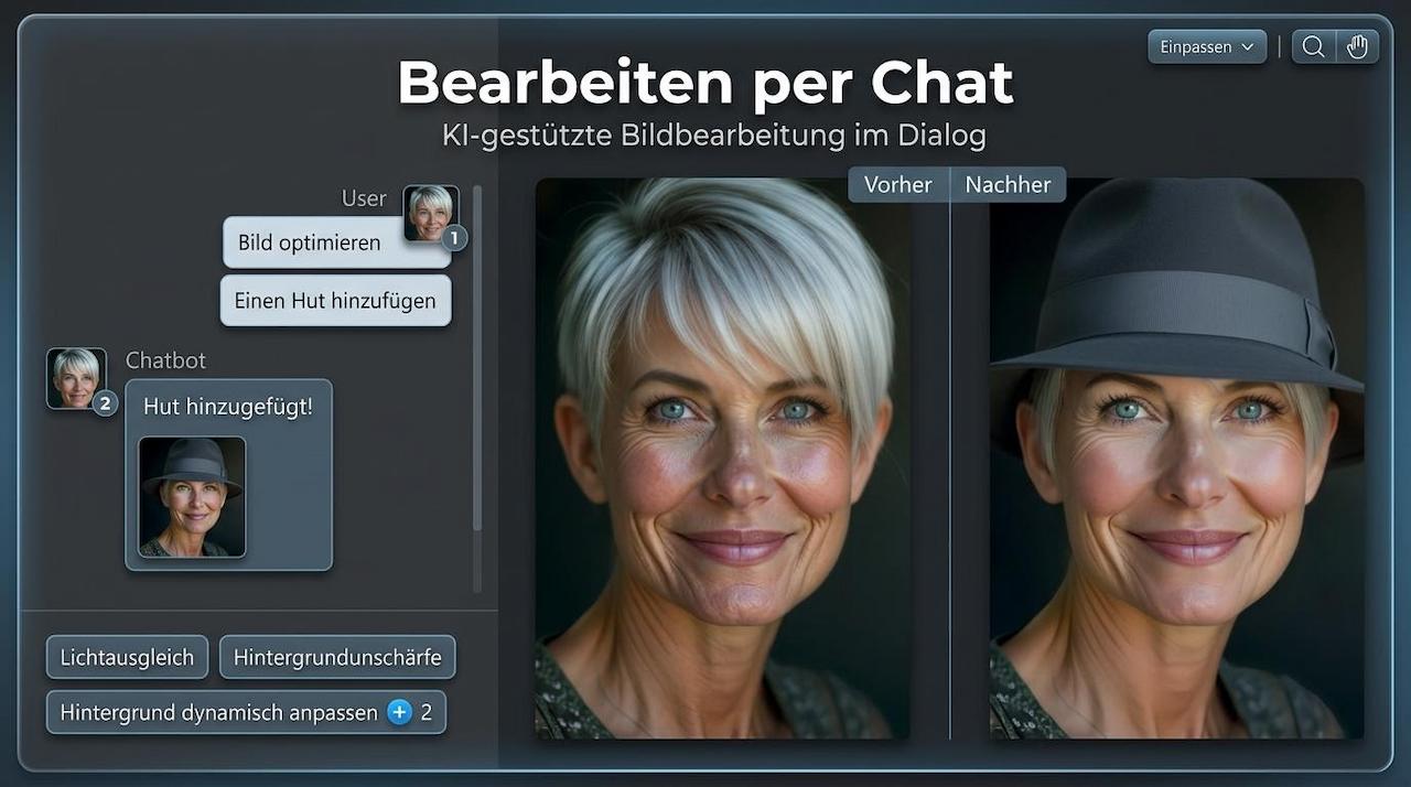 Bilder bearbeiten per Prompt: So nutzt du die neue Chat-Funktion in PhotoDirector