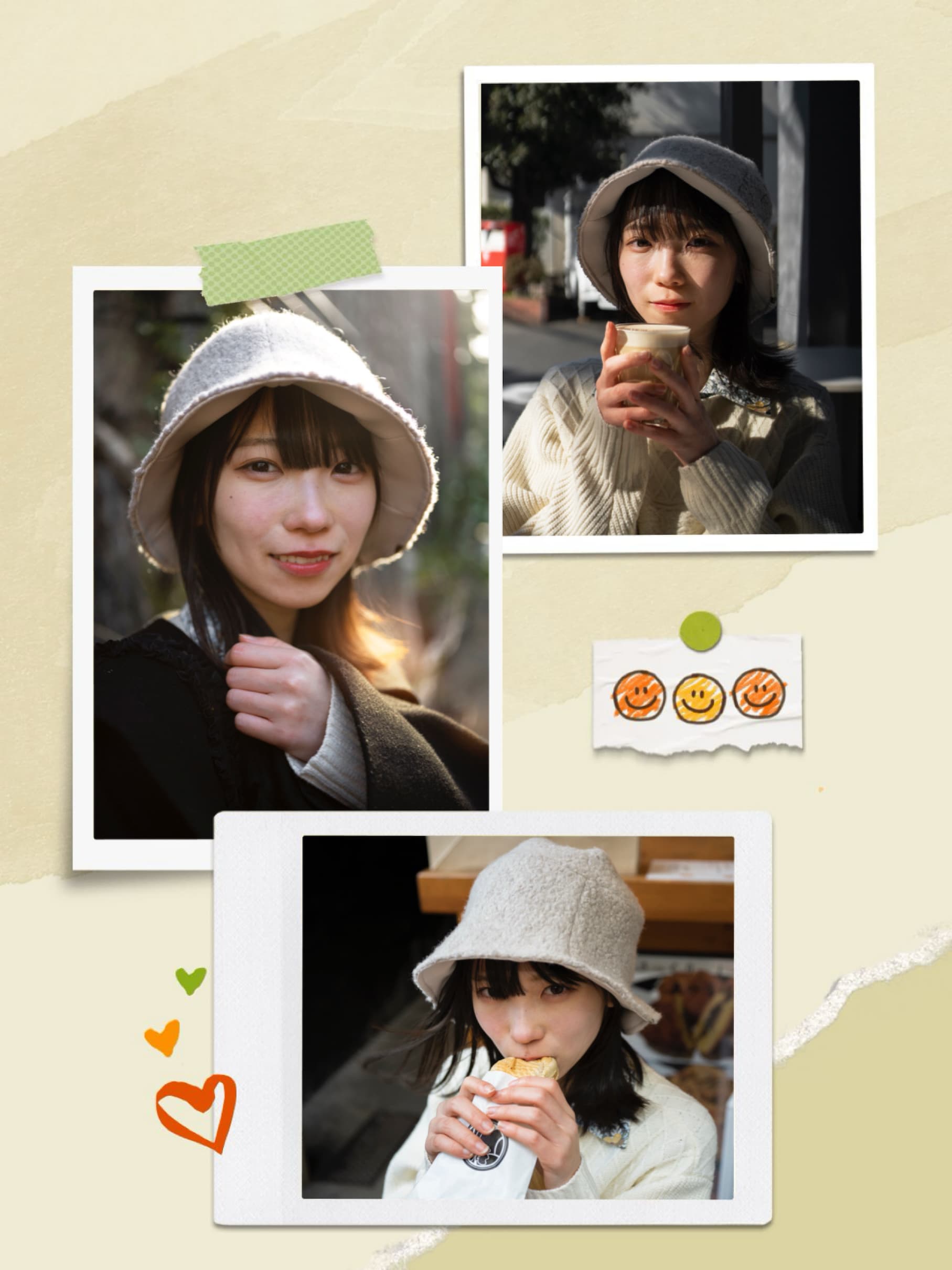 10ステップで完成したコラージュ