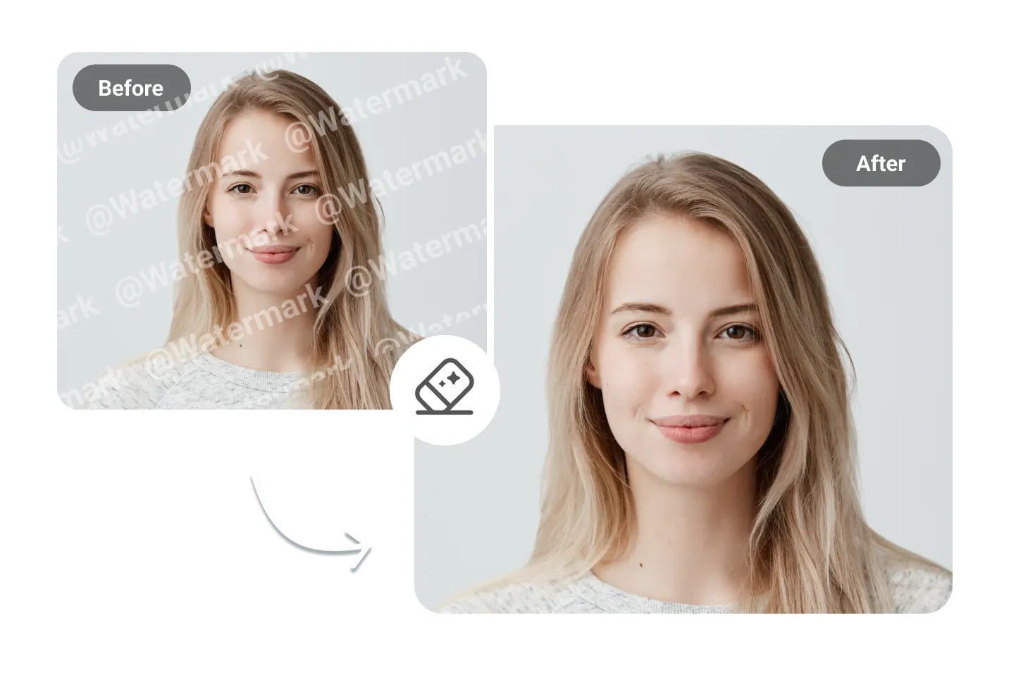 PhotoGrid watermark remover app