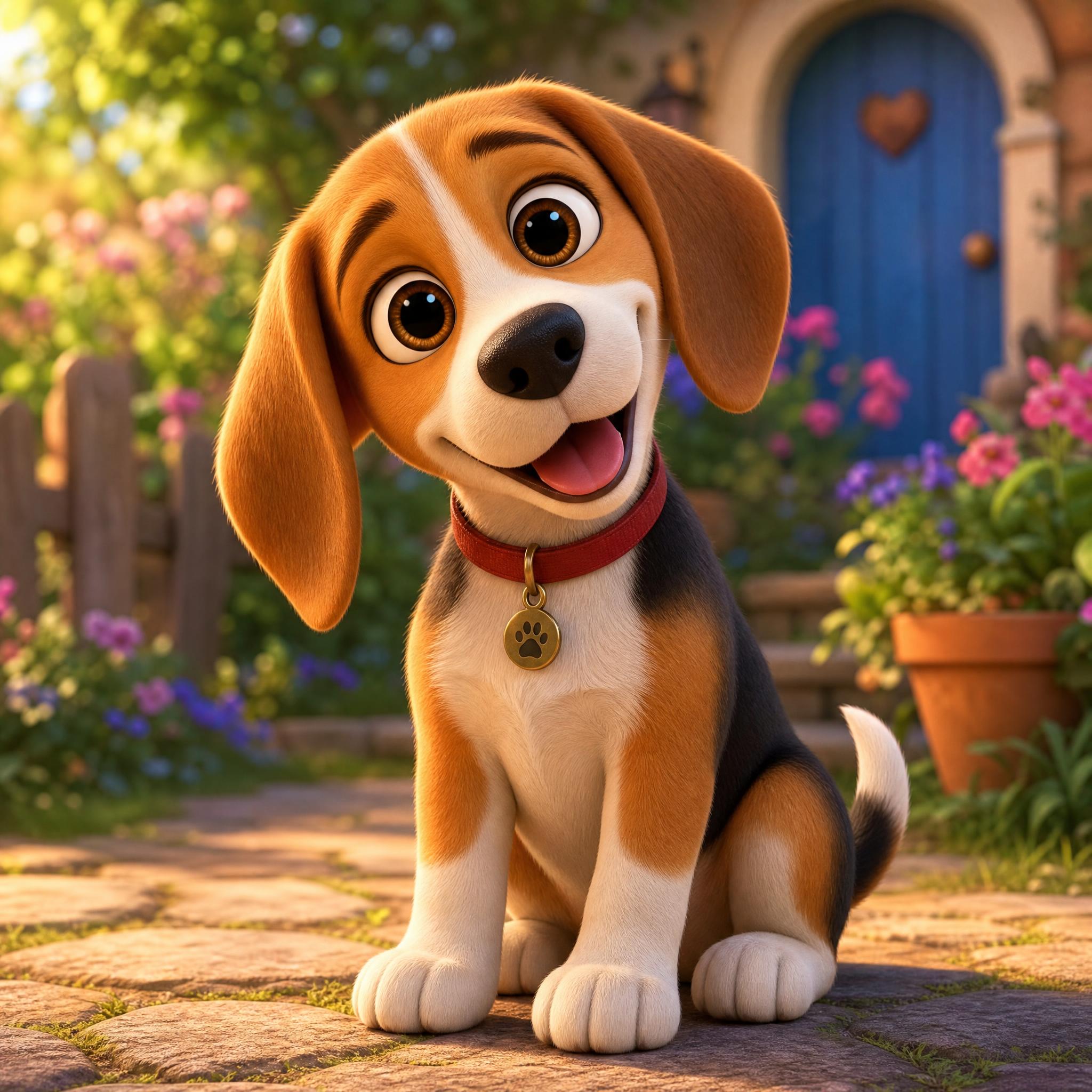 AI Dog Prompt - Pixar Style Dog