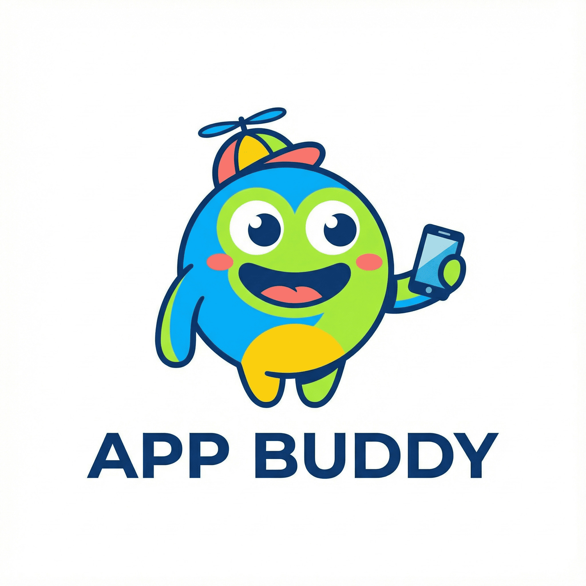 Playful mascot logo for modern brand AI-generated design