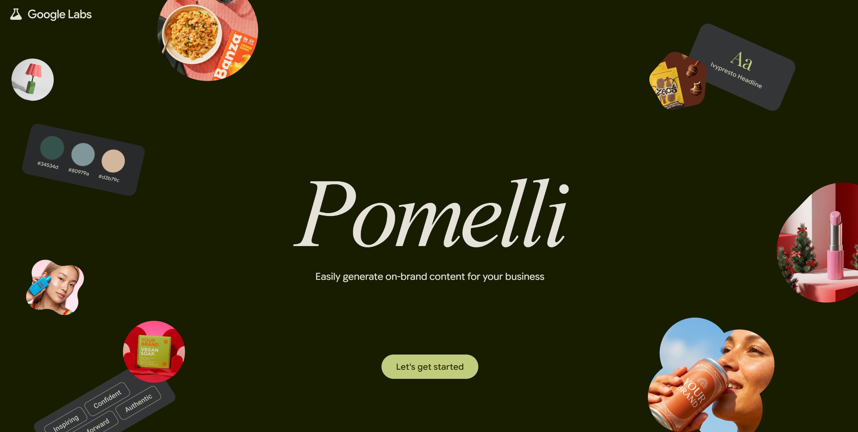Google Pomelli herramienta de marketing con IA de Google Labs