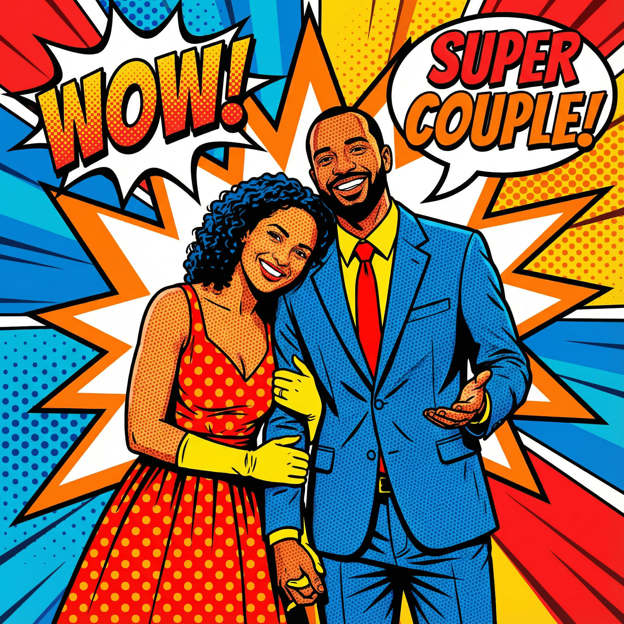 Generated AI Couple Portrait After