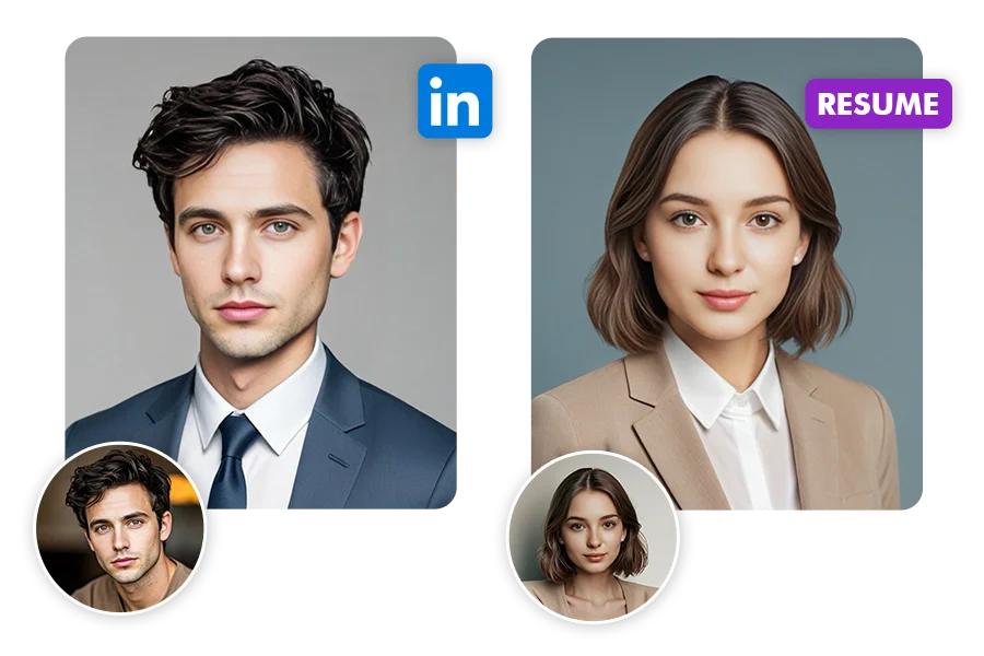 MyEdit - Fonctionnalité de création de portrait IA