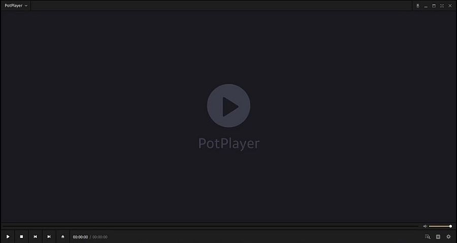 PotPlayer Oberfläche