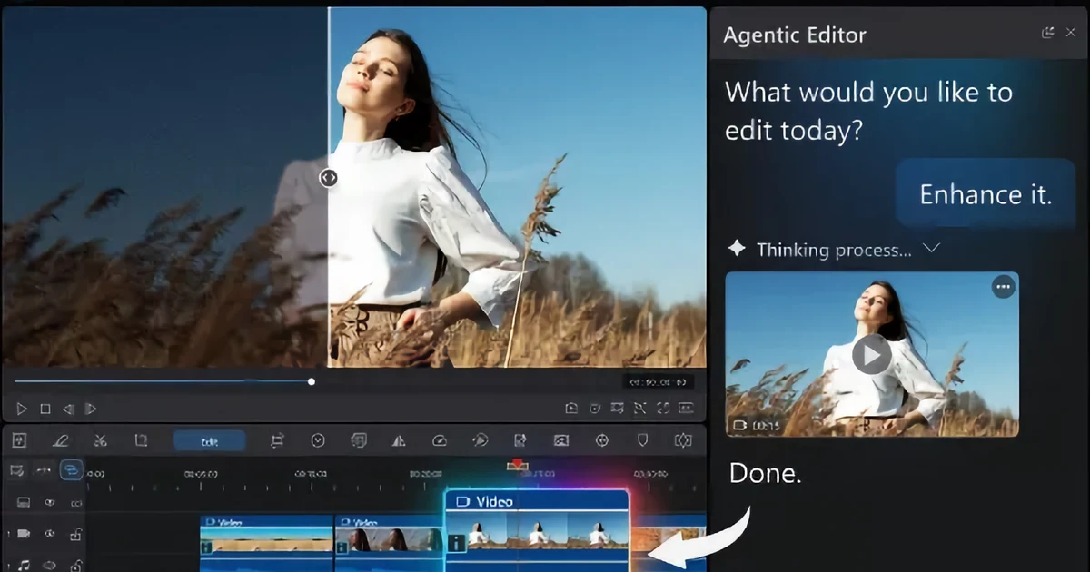 How to Use the Agentic Editor on the Timeline in PowerDirector