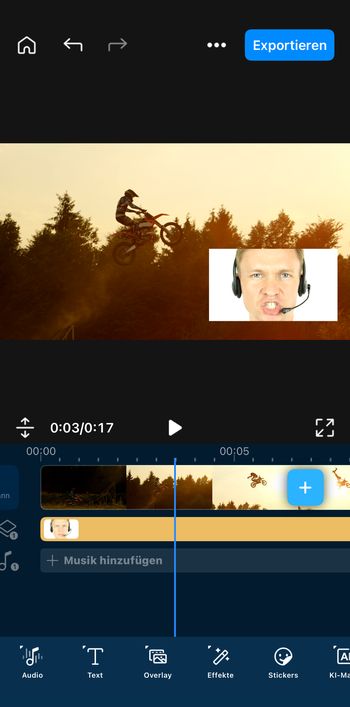 Video-Overlay in PowerDirector