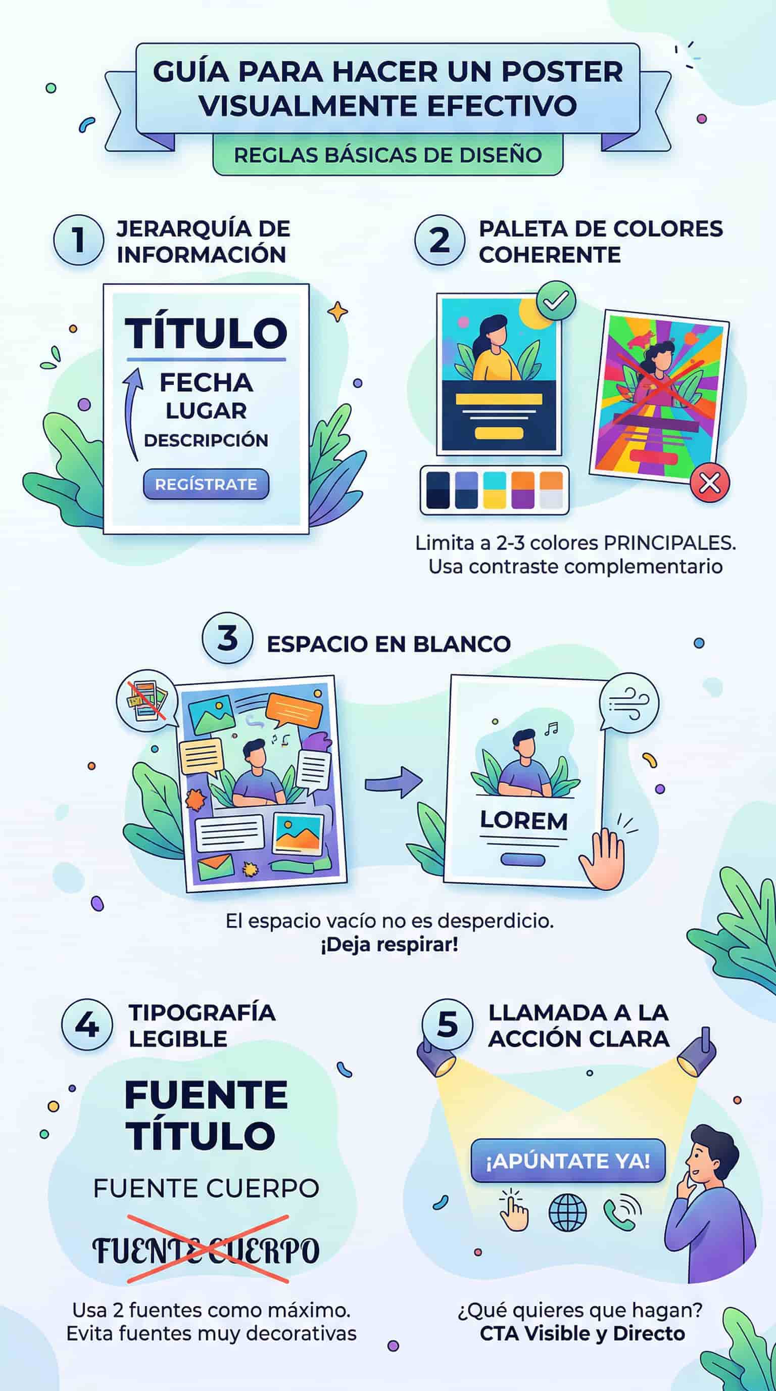 Principios básicos de diseño de posters