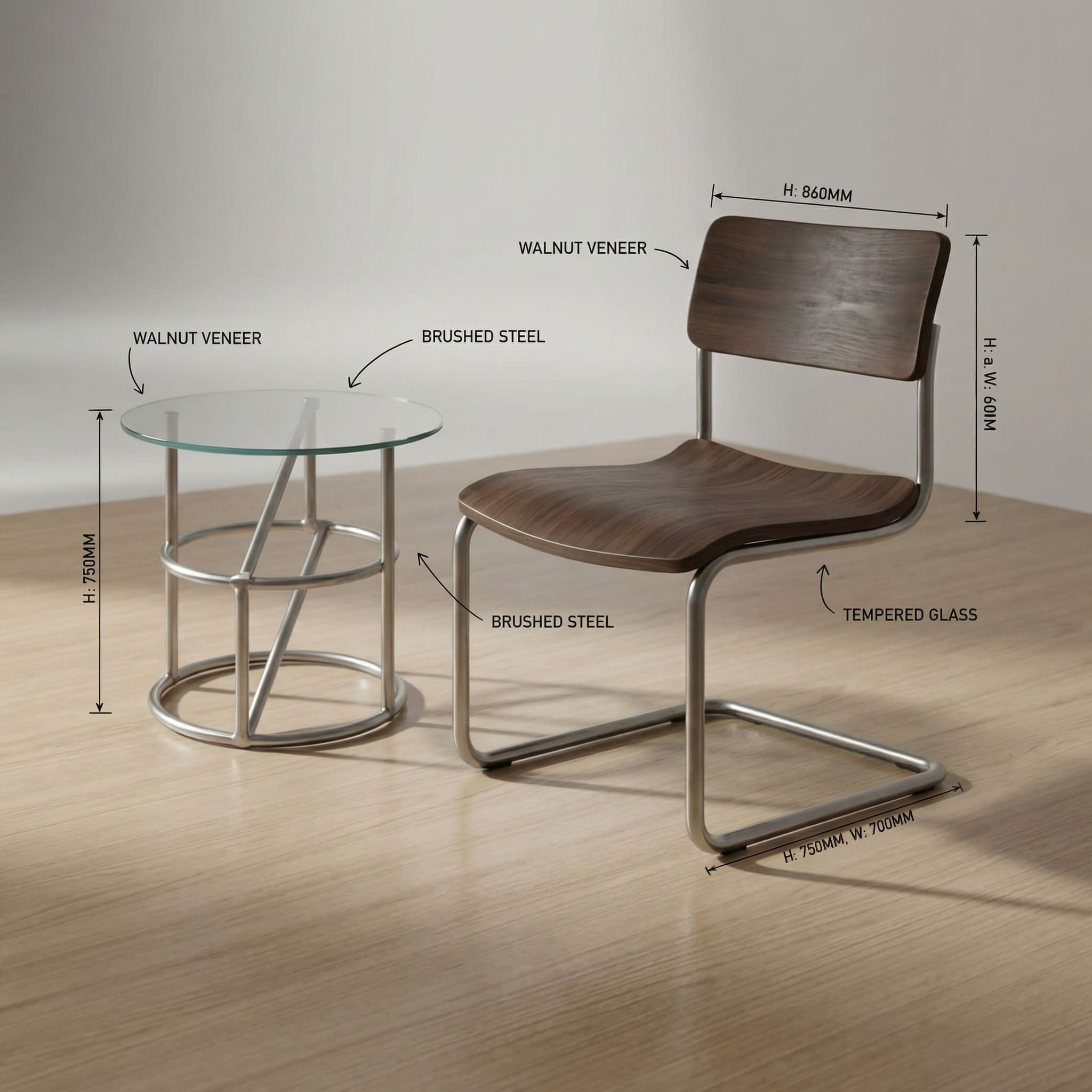 3D model of furniture generated from sketch