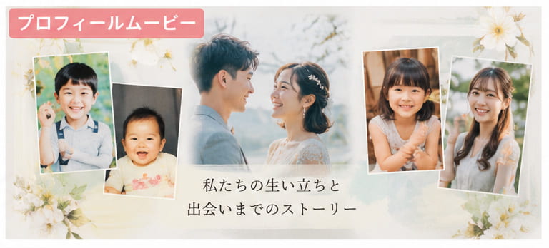結婚式・ウェディングムービーの種類
