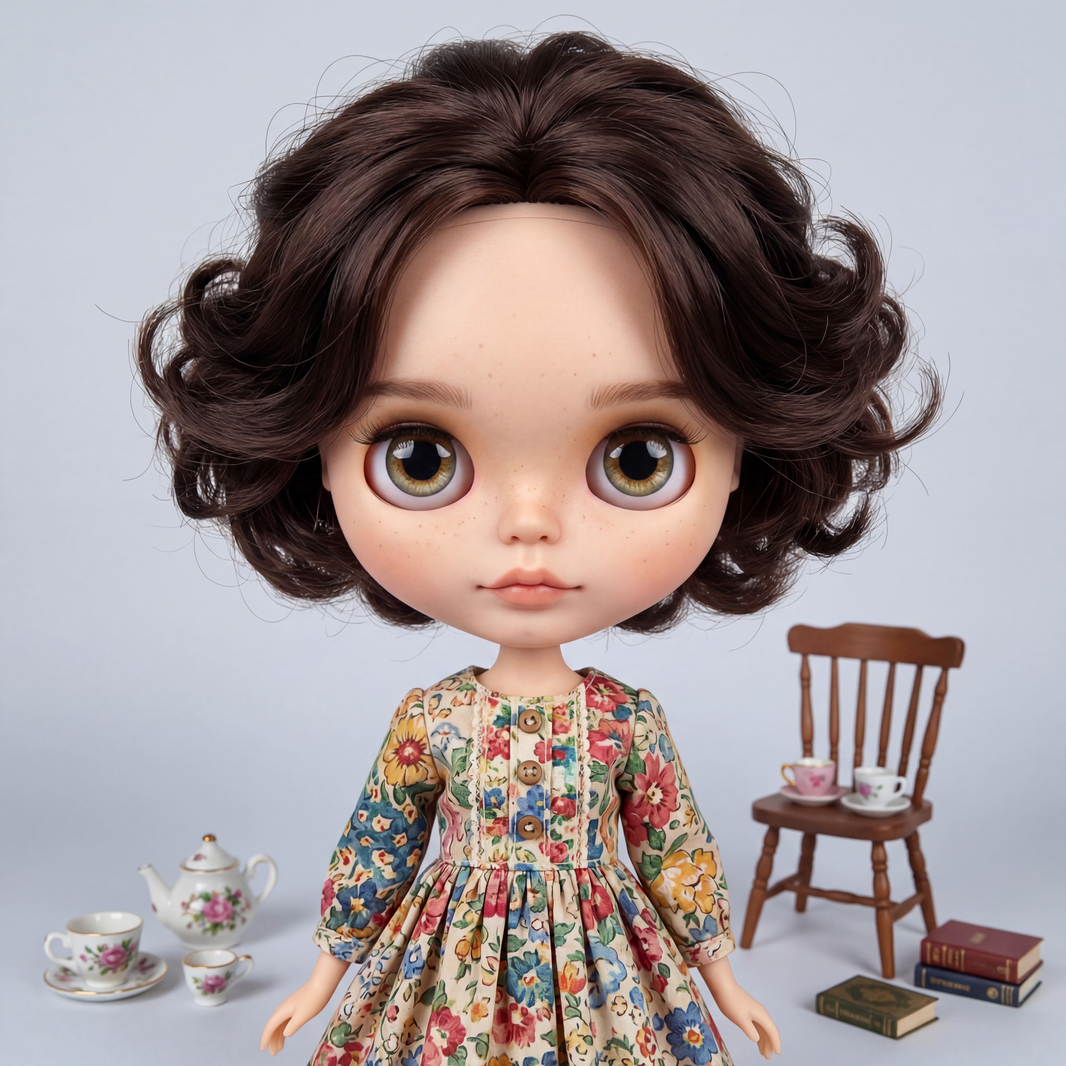 Portrait transformé en poupée Blythe avec ChatGPT