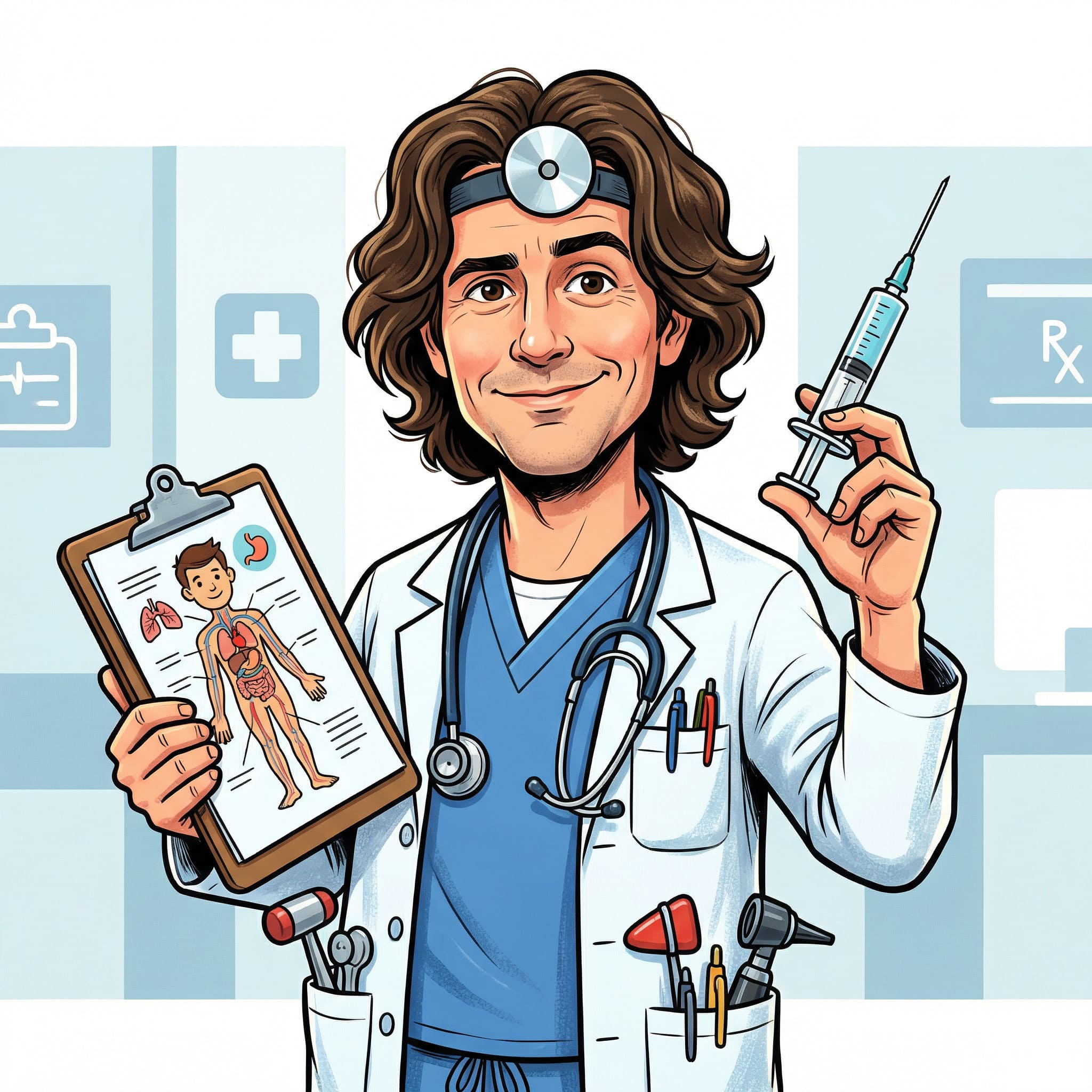 Portrait transformé en caricature de métier avec ChatGPT