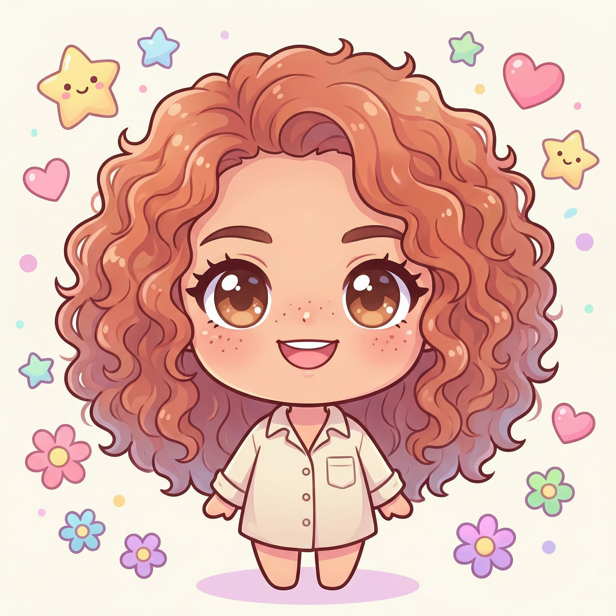 Portrait transformé en style chibi kawaii avec ChatGPT