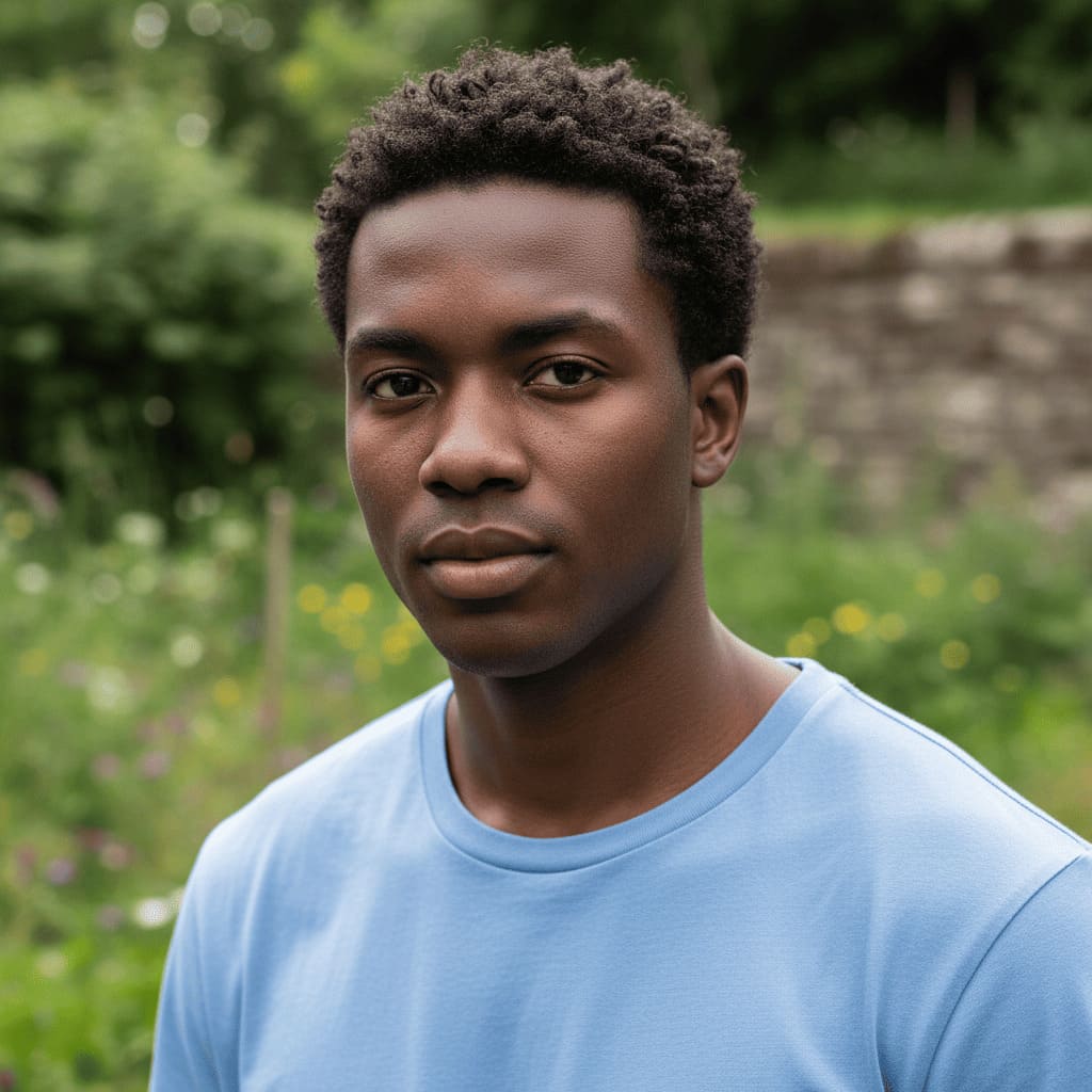 Photo originale avant transformation style cyberpunk