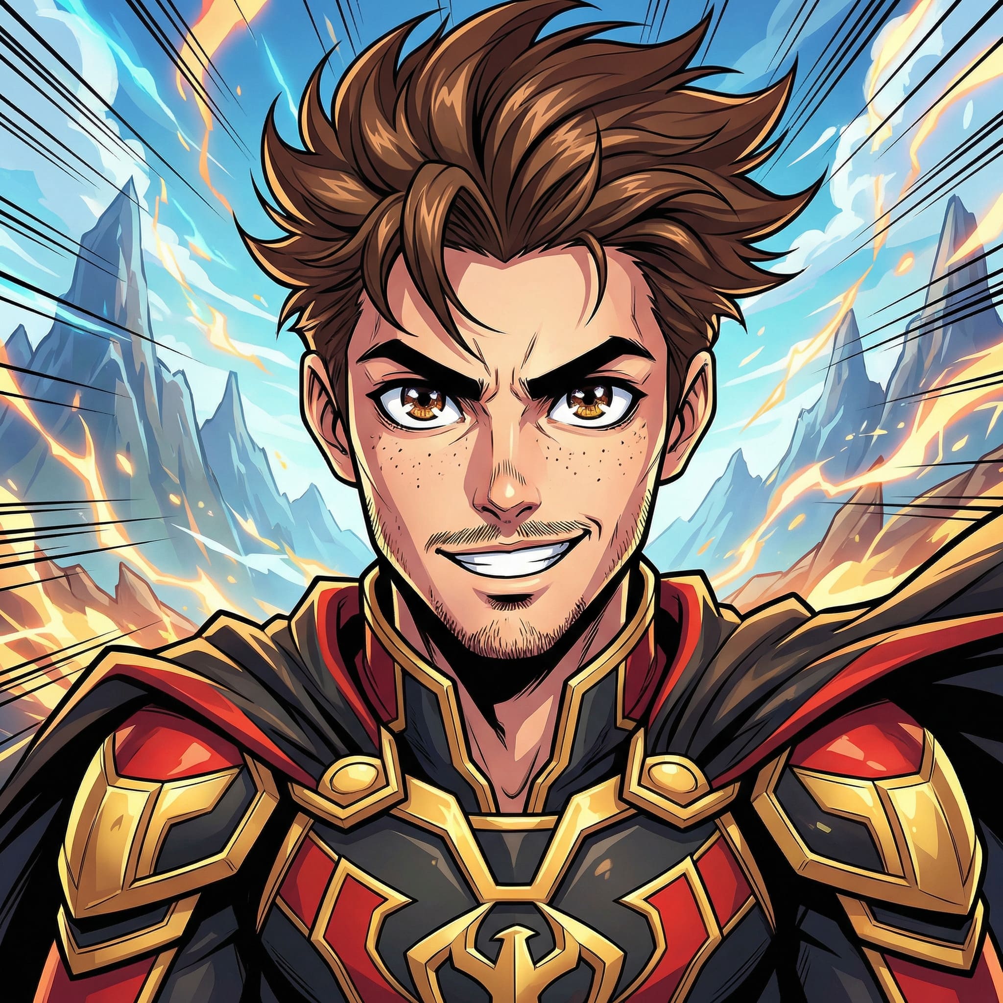 Portrait transformé en personnage manga anime avec ChatGPT