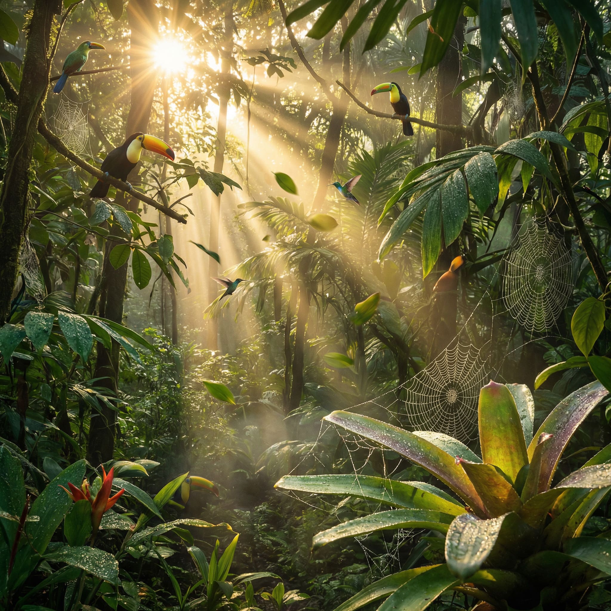 nature hyperréaliste générée avec prompt ChatGPT