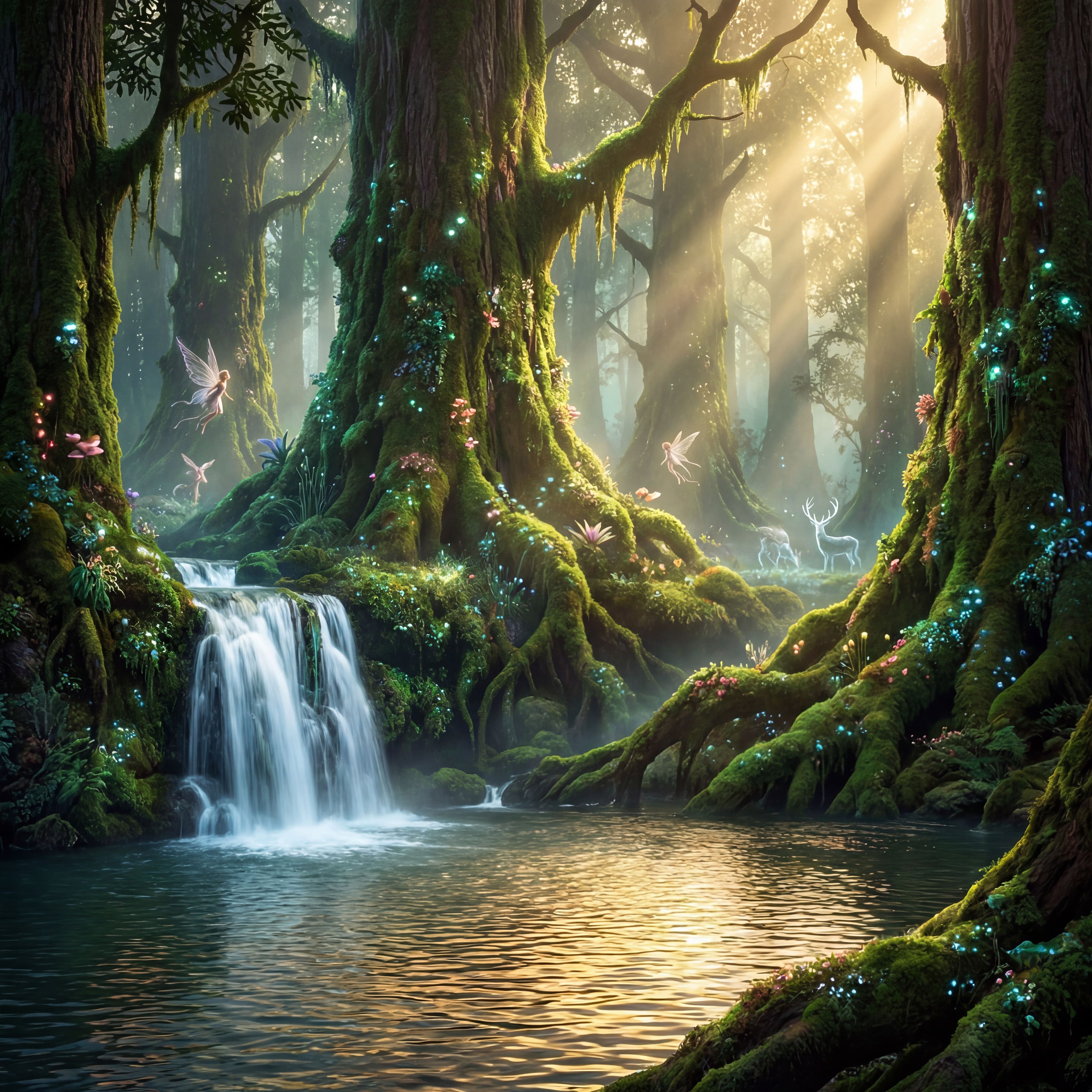 paysage fantastique généré avec prompt ChatGPT