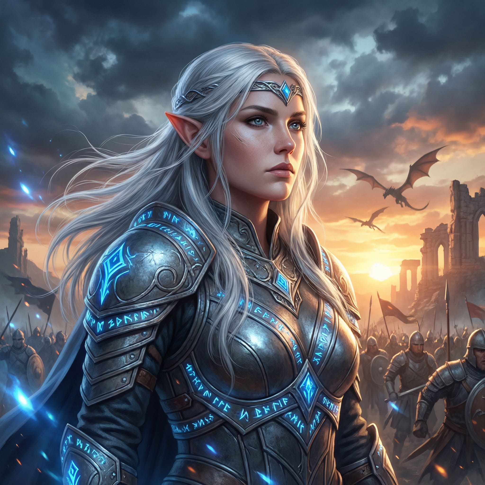 personnage héroïque fantasy généré avec prompt ChatGPT