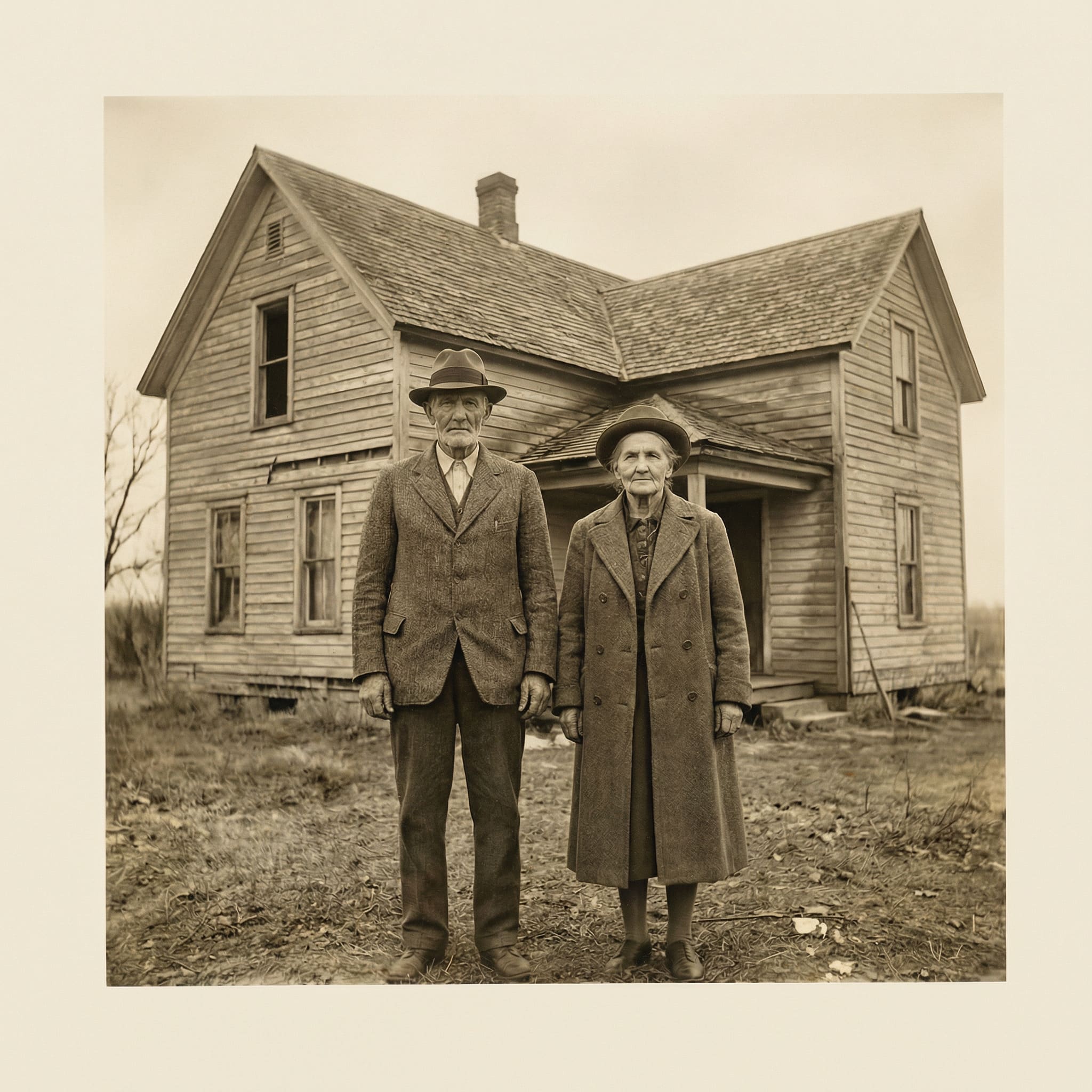 Vieille photo restaurée avec ChatGPT