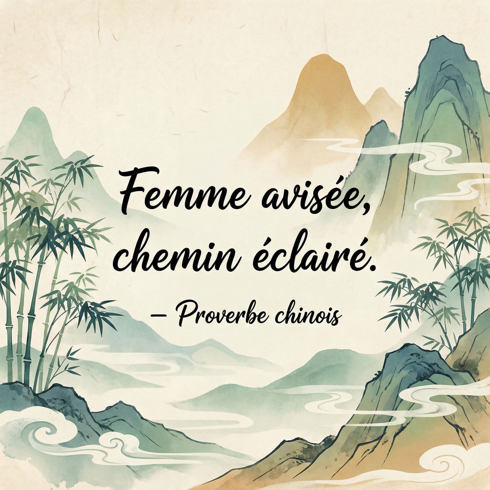 Proverbe inspirant sur les femmes