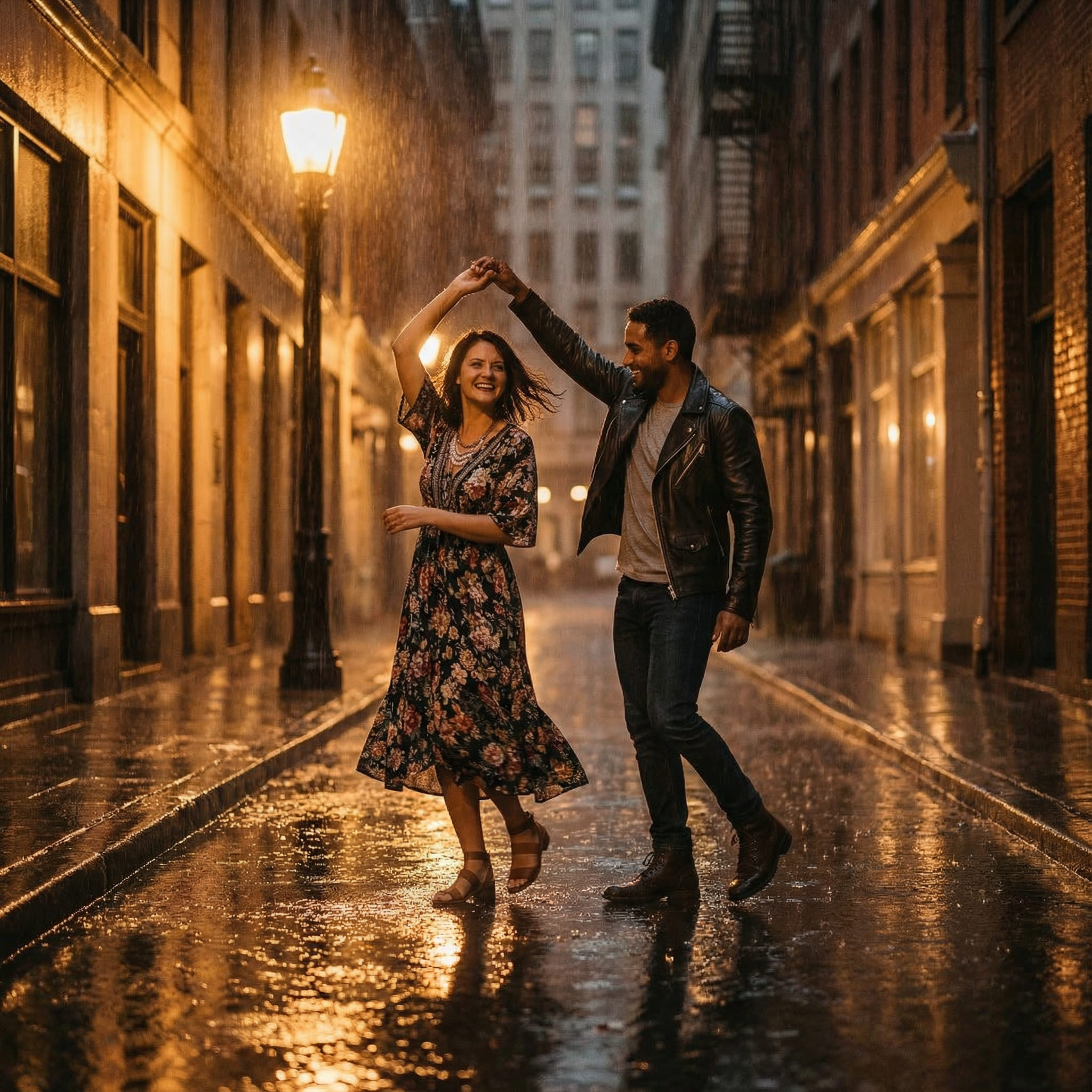 Generated AI Couple Portrait After