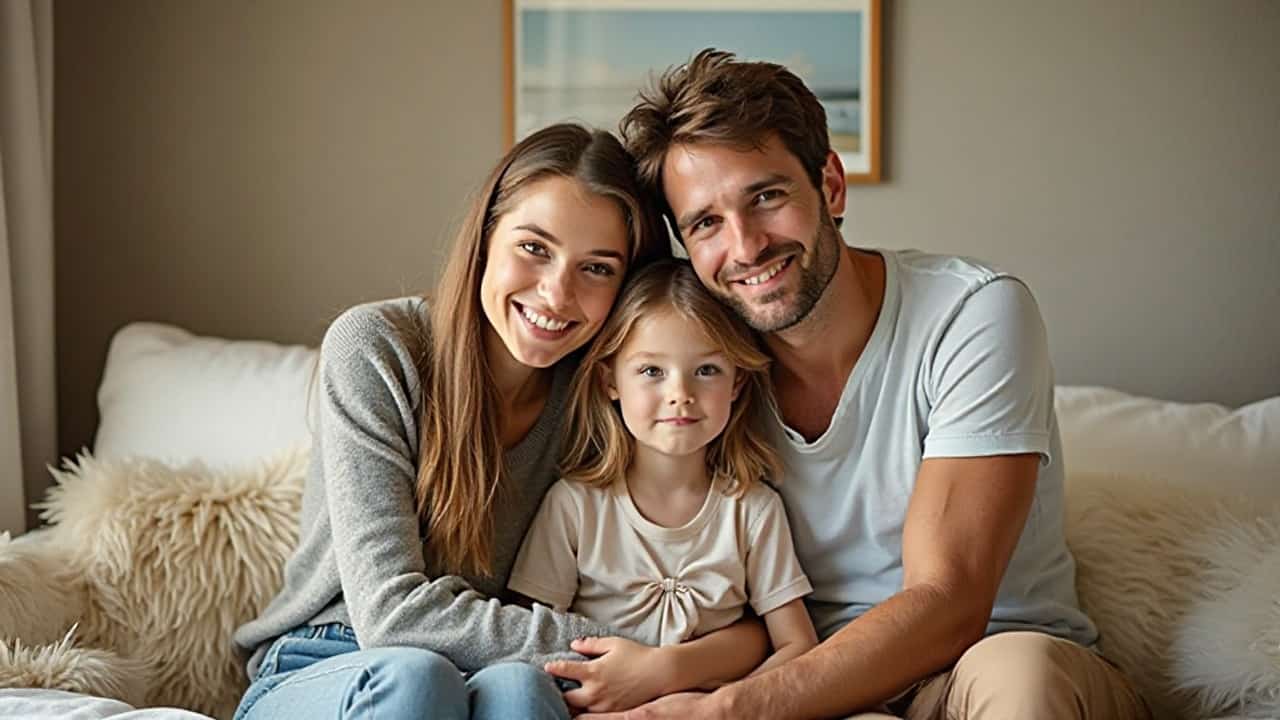 Foto de referencia para crear foto de navidad en familia