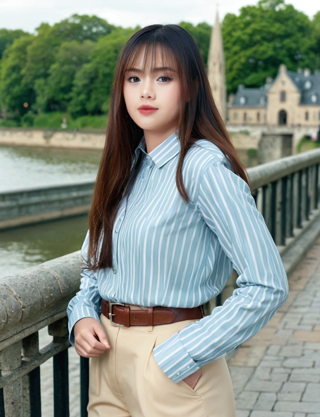 襯衫穿搭模擬成果