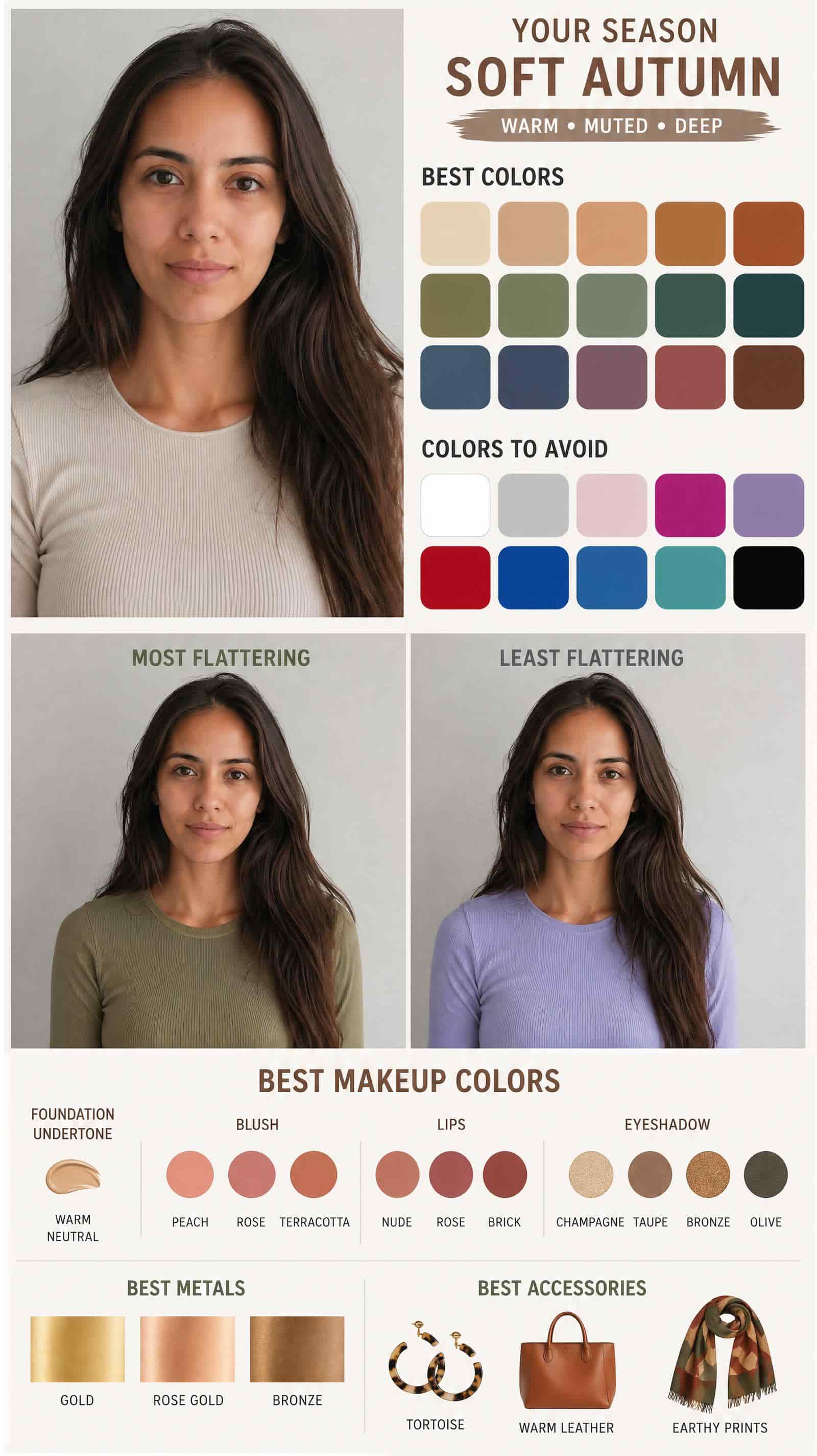 Imagen de paleta de colores estacional generada con MyEdit