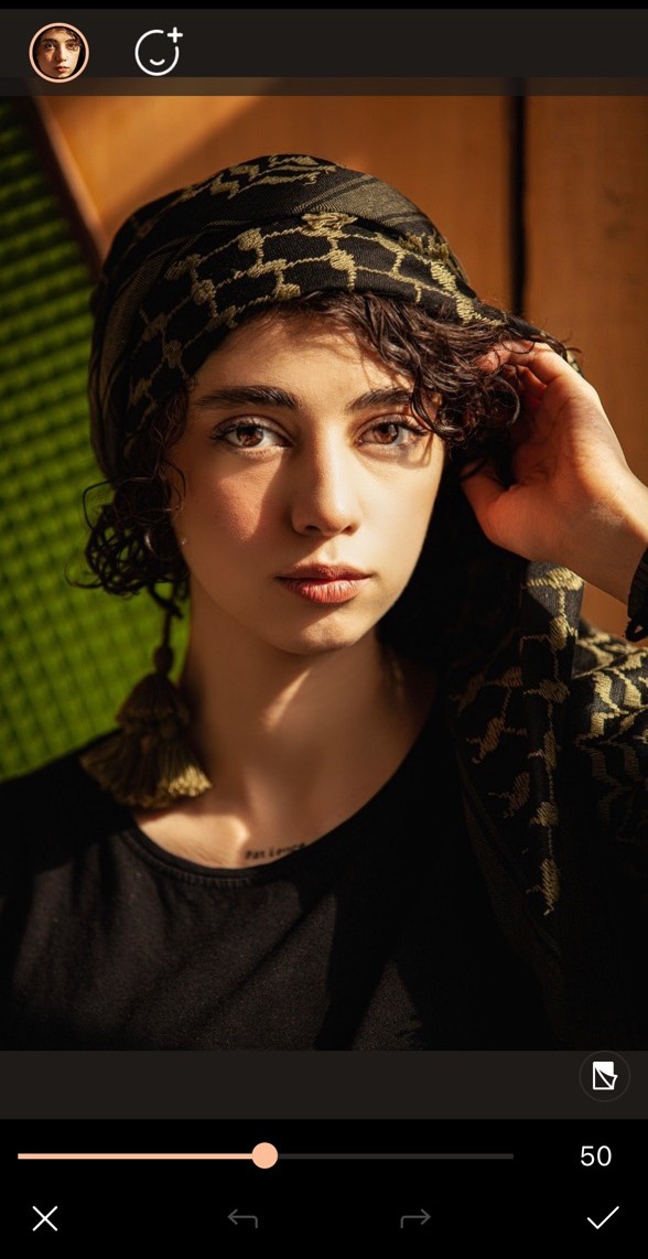 Retouch Photos with PhotoDirector for IG Posts