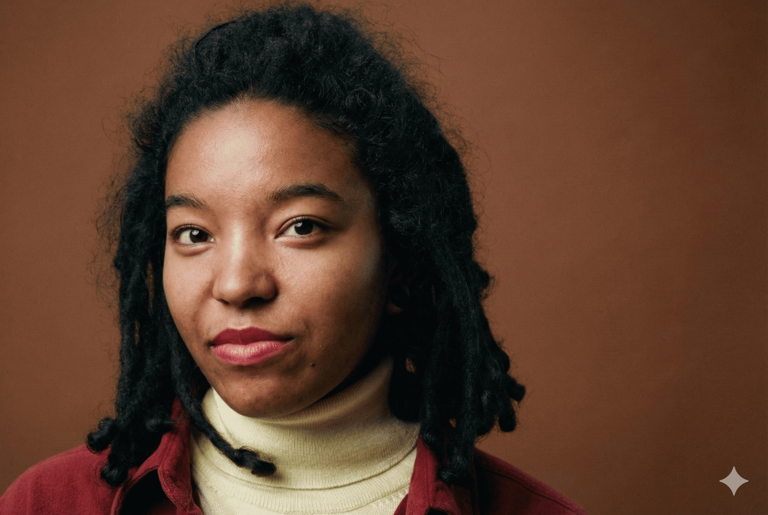 Subtle AI retouch with natural glowing skin