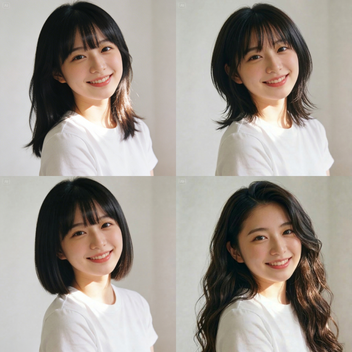 圓臉短髮造型示範：掛耳短髮