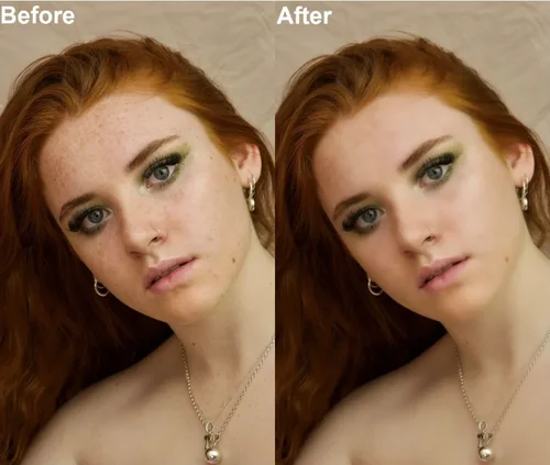 PhotoDirector Face Shaping Before