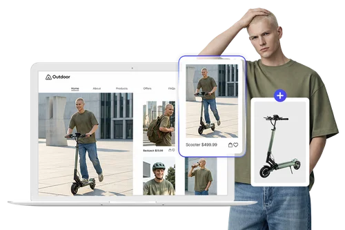 購入につながる商品ビジュアルを作成