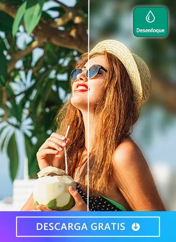 Usa PhotoDirector para difuminar fotos