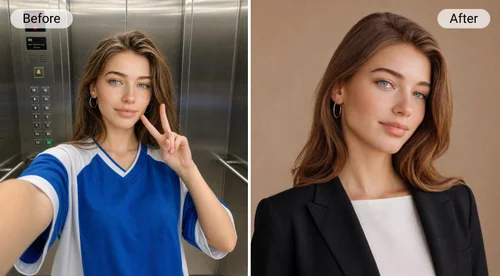 Crea retratos profesionales online