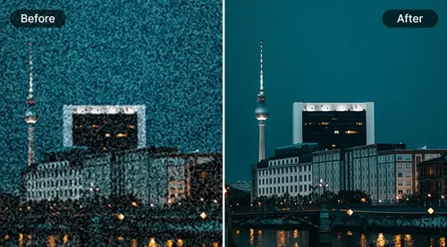 Reducción de ruido en fotos IA gratis