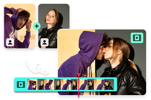 Turn a Couple or Solo Photo into a Romantic Kissing Video