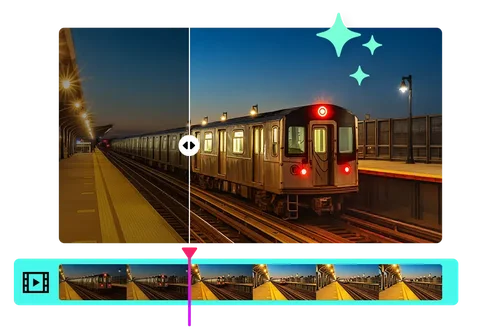 暗い映像や露出不足の動画を補正