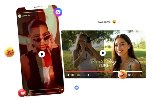 暗い動画を SNS 向けに明るく補正