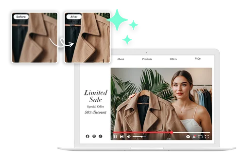 Upscale Videos With AI in One Click