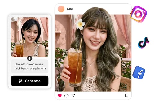 Customize Your Social Media Style With the AI Hairstyle Simulator