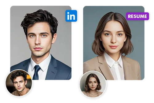 履历或 LinkedIn 上的求职形象照