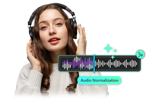 ワンクリックで音声を強調 & 音量を正規化