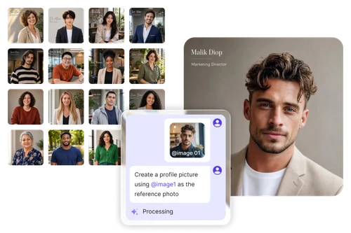 Professionelle Profilbilder generieren