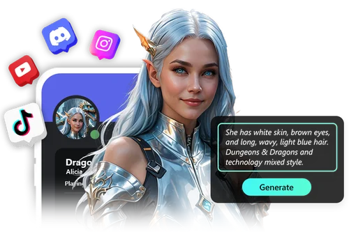 Fantasy Character Creator for Social Media and VTubers