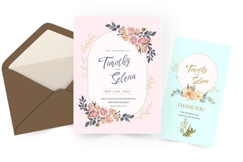 オリジナルの招待状やイベント告知を作成