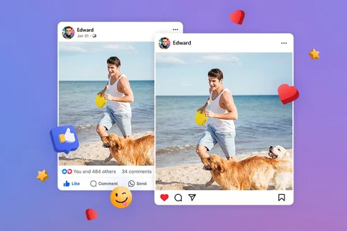 Bilder für Social Media zuschneiden