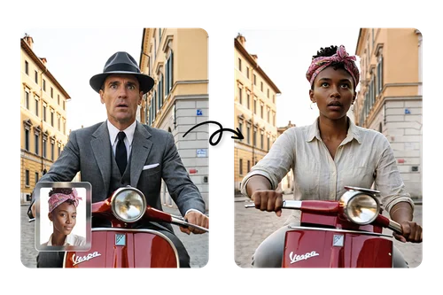 Experience Your Favorite Movie Clips with AI Video Face Swap